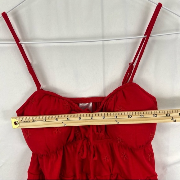 No Boundaries - Women's Crop Top - Red - Small - Spaghetti Strap - NWT - Picture 5 of 8